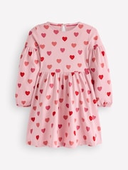 Boden Pink Blouson Sleeve Twirly Dress - Image 1 of 3