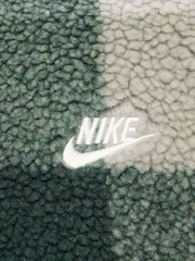 Fir/Jade - Nike Club Winterized Sherpa Quarter Zip Fleece Top - Imagen 6 de 6