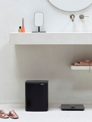 Brabantia Black Bo Waste Bin 12L - Image 1 of 6