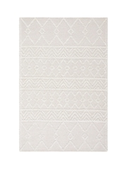 LIVABLISS Ivory Hygge Global Hand Woven Rug - Image 3 of 7