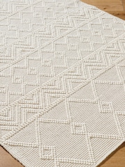 LIVABLISS Ivory Hygge Global Hand Woven Rug - Image 4 of 7