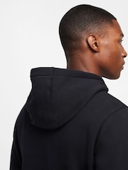 Nike Black Club Embroidered Pullover Hoodie - Image 8 of 9