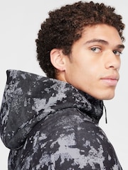 Nike Smoke Grey Smoke Grey Tech Fleece Camo Zip Up Hoodie - Image 5 of 11