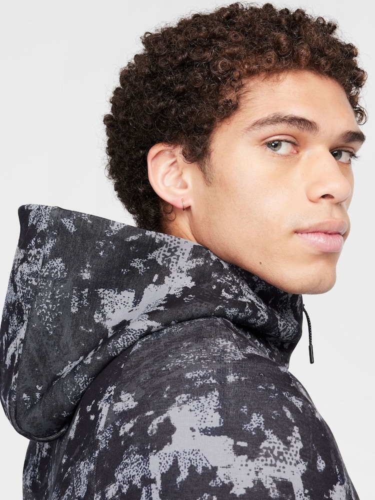 Nike Smoke Grey Smoke Grey Tech Fleece Camo Zip Up Hoodie - Image 5 of 11