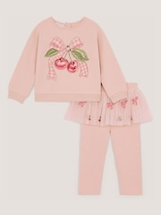 Monsoon Baby Mon Cheri Top & Tutu Leggings Set - 3의 이미지 2