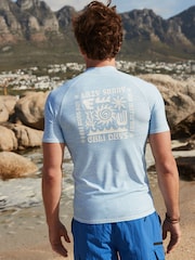 Blue Marl Rash Vest - Image 1 of 9