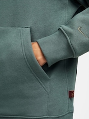 Nike Vintage Green Club Embroidered Pullover Hoodie - Image 5 of 8