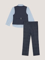 Monsoon Grey Rufus Check Suit 4 Piece - Image 2 of 3