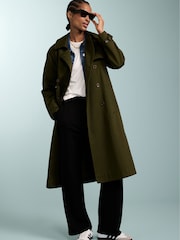Baukjen Green Marlee Organic Trench Coat - Image 1 of 5