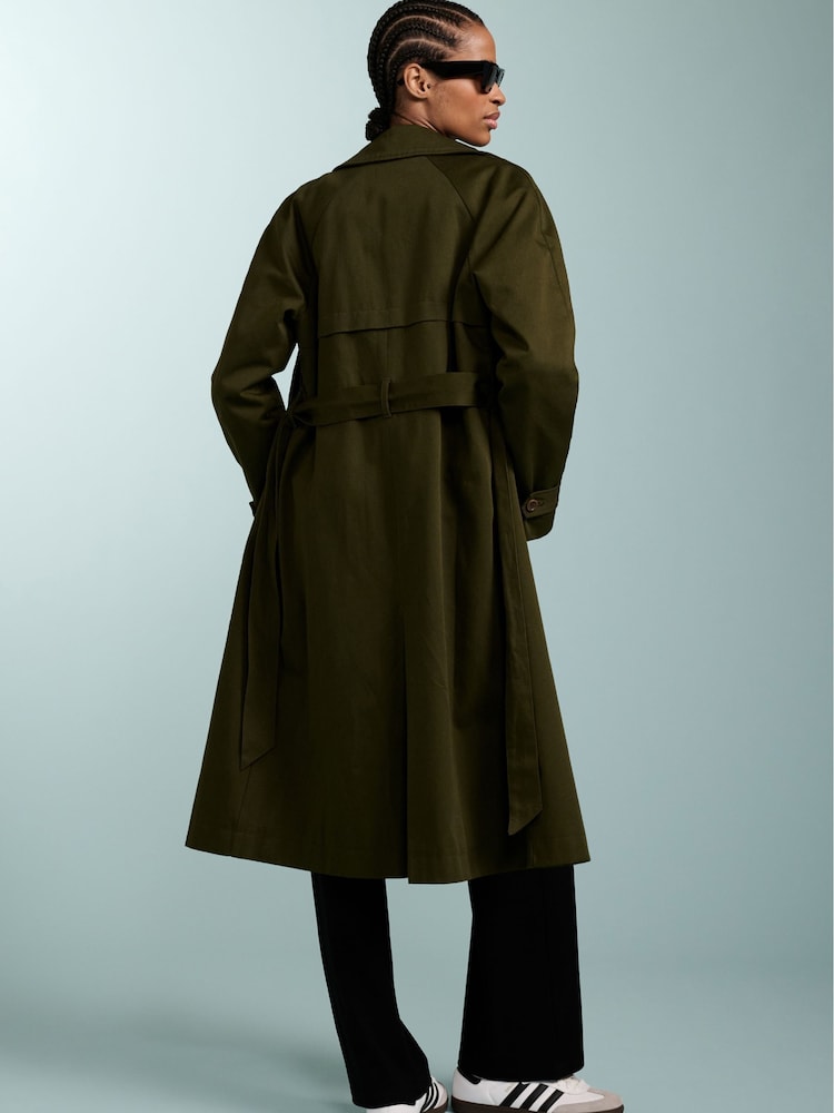 Baukjen Green Marlee Organic Trench Coat - Image 2 of 5