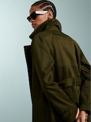 Baukjen Green Marlee Organic Trench Coat - Image 4 of 5