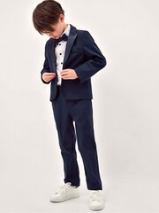 Monsoon Blue Luca Tuxedo Suit 4 Piece - Image 1 of 4