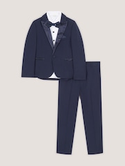 Monsoon Blue Luca Tuxedo Suit 4 Piece - Image 2 of 4