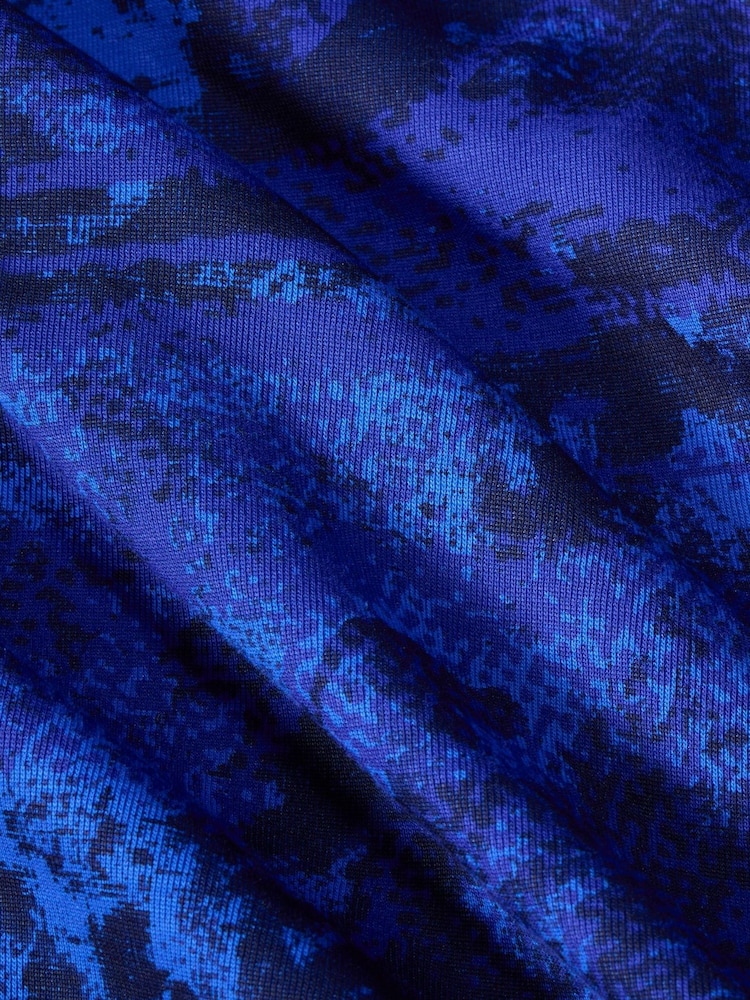 Nike Game Blue Smoke Grey Tech Fleece Camo Zip Up Hoodie - Image 10 of 10