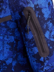 Nike Game Blue Smoke Grey Tech Fleece Camo Zip Up Hoodie - Image 8 of 10