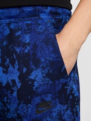 Nike Game Blue Tech Fleece Camo Joggers - Image 4 of 10