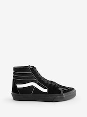 Vans Womens SK8 Hi Check Trainers - Image 1 of 5