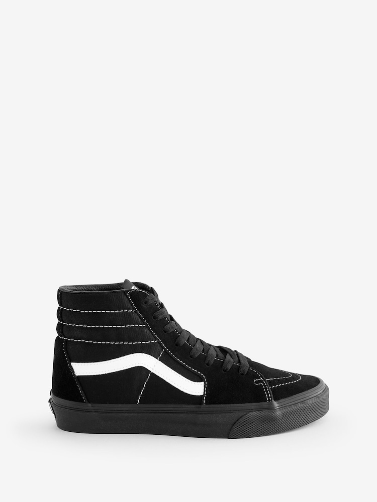 Vans Womens SK8 Hi Check Trainers - Image 1 of 5