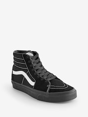 Vans Womens SK8 Hi Check Trainers - Image 2 of 5