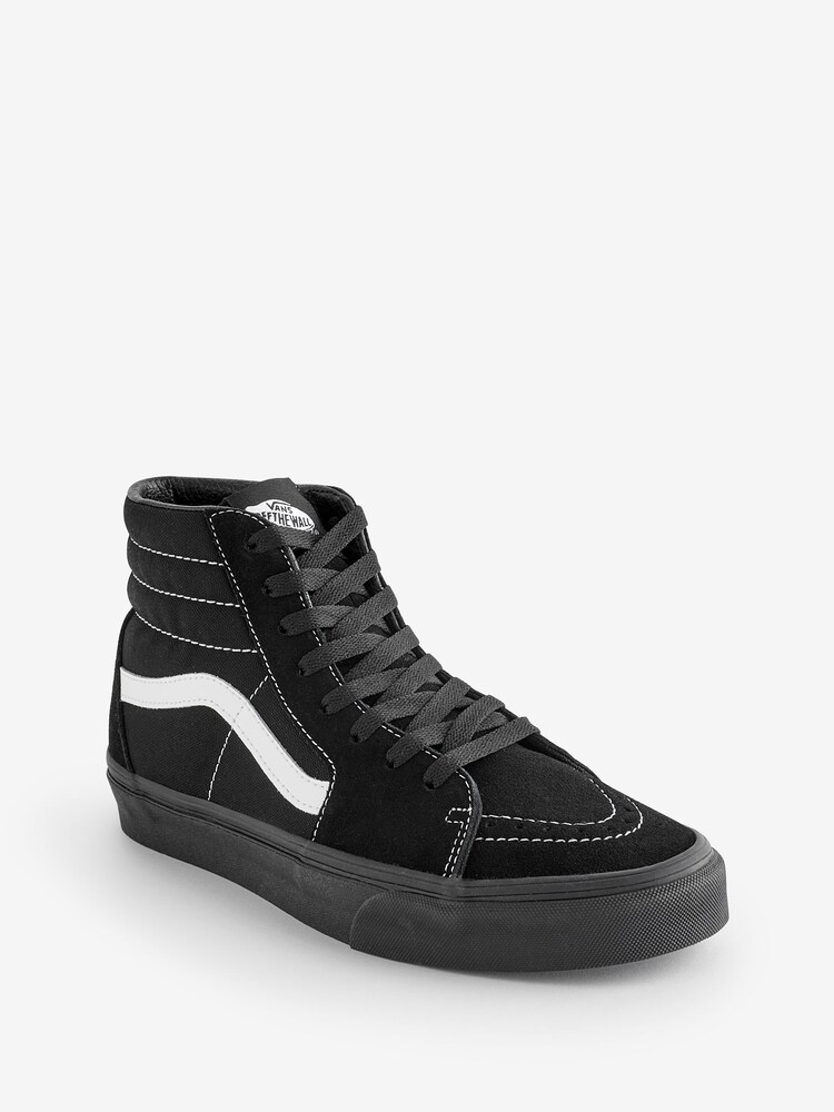 Vans Womens SK8 Hi Check Trainers - Image 2 of 5