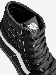 Vans Womens SK8 Hi Check Trainers - Image 4 of 5