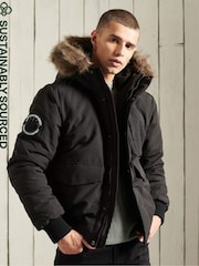 Superdry Black Everest Bomber Jacket - Image 1 of 6