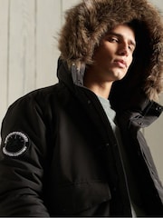 Superdry Black Everest Bomber Jacket - Image 4 of 6