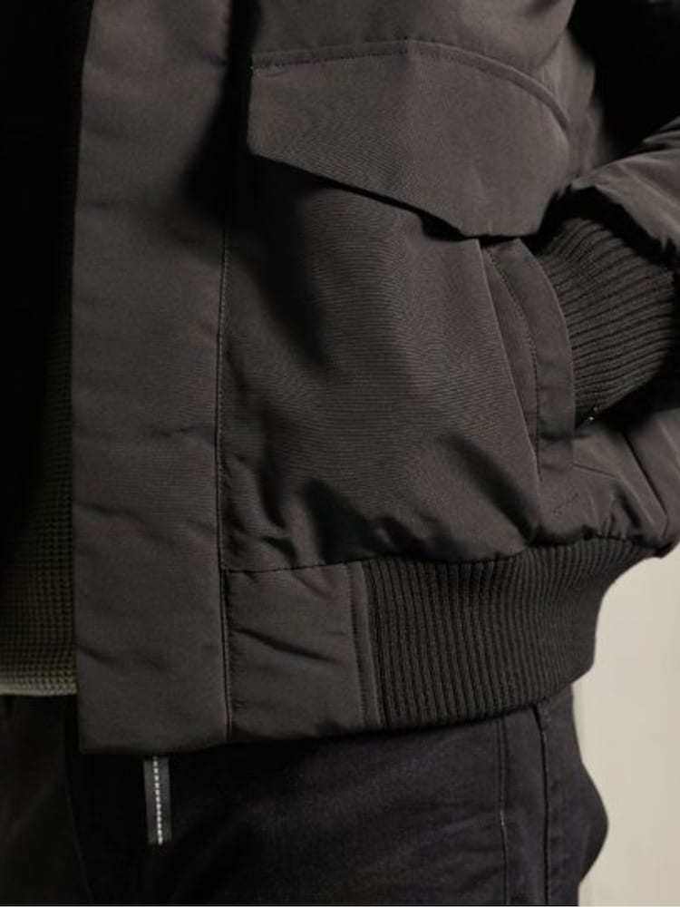 Superdry Black Everest Bomber Jacket - Image 6 of 6
