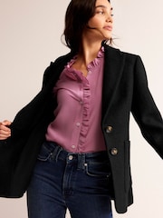Boden Black The Marylebone Textured Blazer - Image 1 of 6