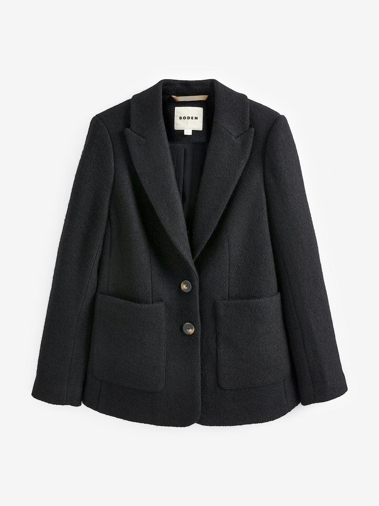 Boden Black The Marylebone Textured Blazer - Image 6 of 6