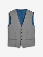 Light Grey Signature Tollegno Wool Suit Waistcoat - Image 3 of 5