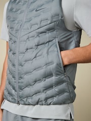 Nike Grey Therma-FIT Aeroloft Running Vest - Image 6 of 7