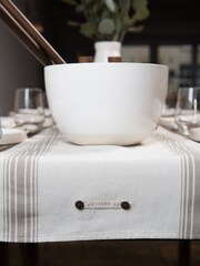 Artisan Street White Salad Bowl - Image 1 of 3