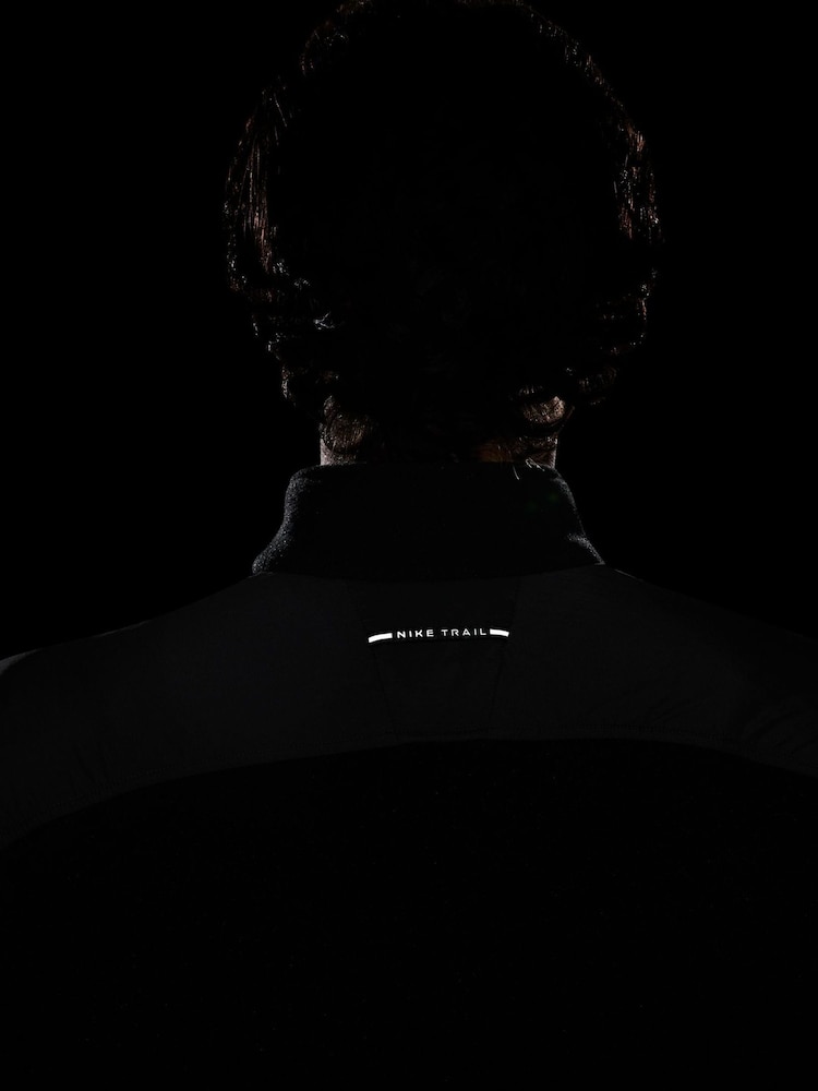 Nike Black Trail Polartec Fleece Zip Sweatshirt - Image 4 of 4