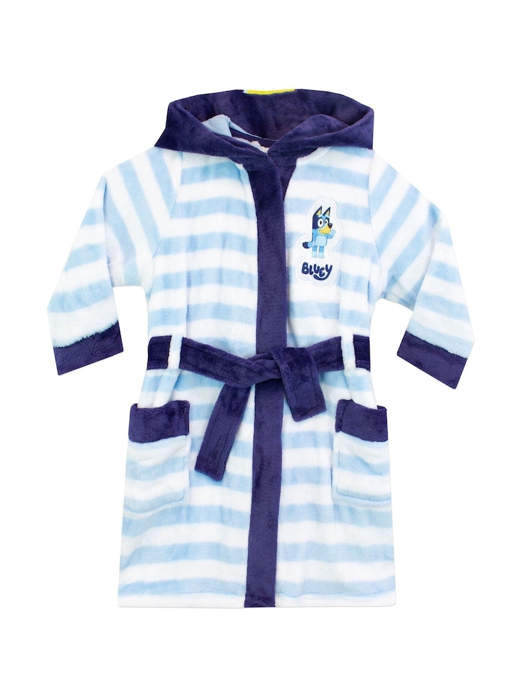 Character White Bluey Dressing Gown - Image 2 of 8 Character White Bluey Dressing Gown - Image 2 of 8