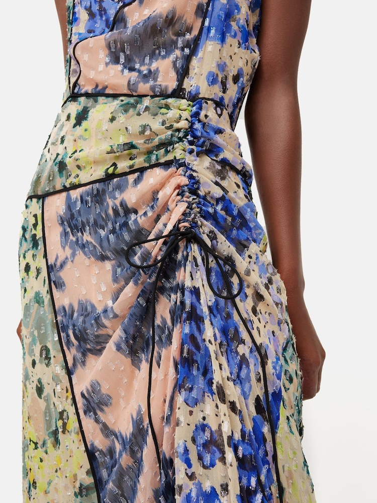 Jigsaw Pink Ikat Posy Maxi Dress - Image 4 of 4 Jigsaw Pink Ikat Posy Maxi Dress - Image 4 of 4