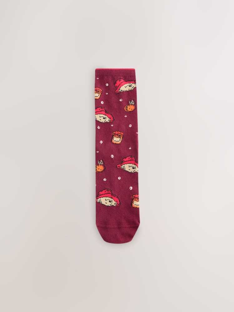 Paddington Bear Licensed Ankle Socks 4 Pack - Image 2 of 7