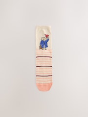 Paddington Bear Licensed Ankle Socks 4 Pack - Image 4 of 7