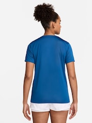 Nike Blue Dri-FIT Graphic Swoosh Short Sleeve T-Shirt - Image 2 of 7