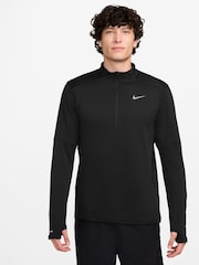 Nike Black Repel Element Quarter Zip Running Top - Image 1 of 4