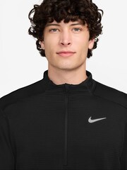 Nike Black Repel Element Quarter Zip Running Top - Image 3 of 4