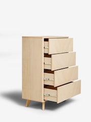 Natural Anderson Oak Effect 5 Drawer Chest of Drawers - Image 6 of 8