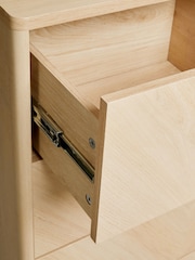 Natural Anderson Oak Effect 5 Drawer Chest of Drawers - Image 8 of 8