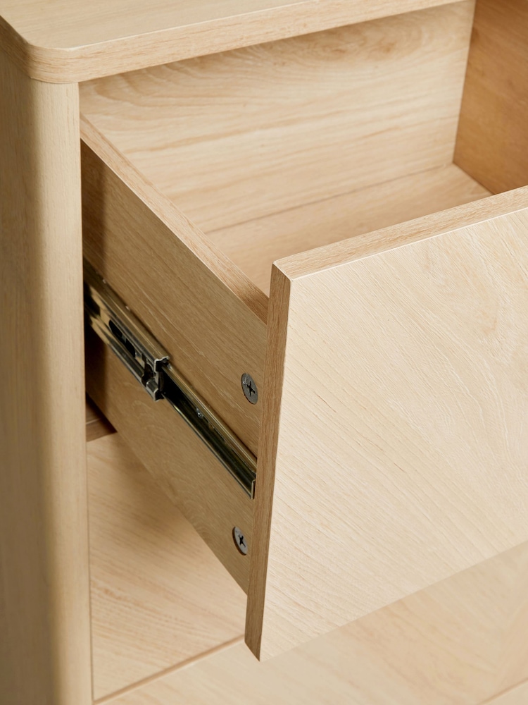 Natural Anderson Oak Effect 5 Drawer Chest of Drawers - Image 8 of 8