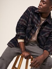 White Stuff Blue Hatchgate Check Jacket - Image 3 of 6
