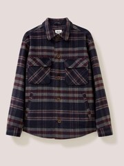 White Stuff Blue Hatchgate Check Jacket - Image 5 of 6