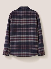 White Stuff Blue Hatchgate Check Jacket - Image 6 of 6