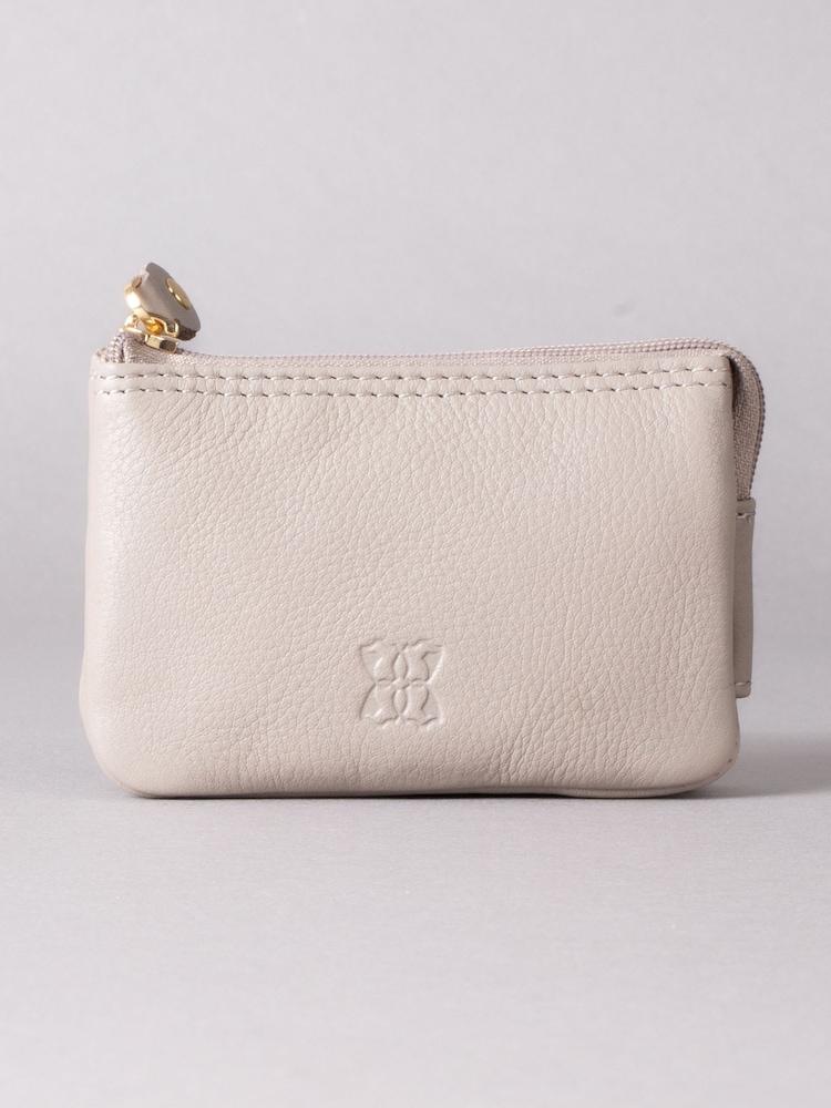 Lakeland Leather Grey Multi Pocket Coin Purse - Image 1 of 5 Lakeland Leather Grey Multi Pocket Coin Purse - Image 1 of 5