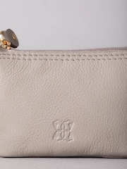 Lakeland Leather Grey Multi Pocket Coin Purse - Image 5 of 5