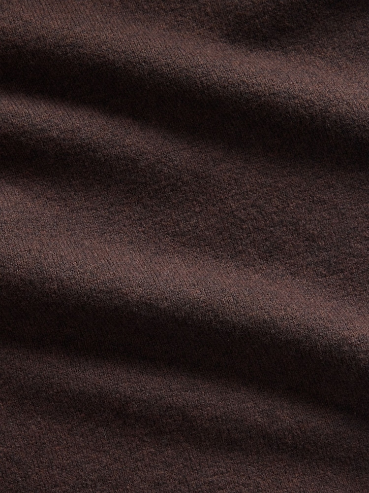 Maro închis - Pantaloni lejeri din tricot Gap CashSoft - Imaginea 5 din 5